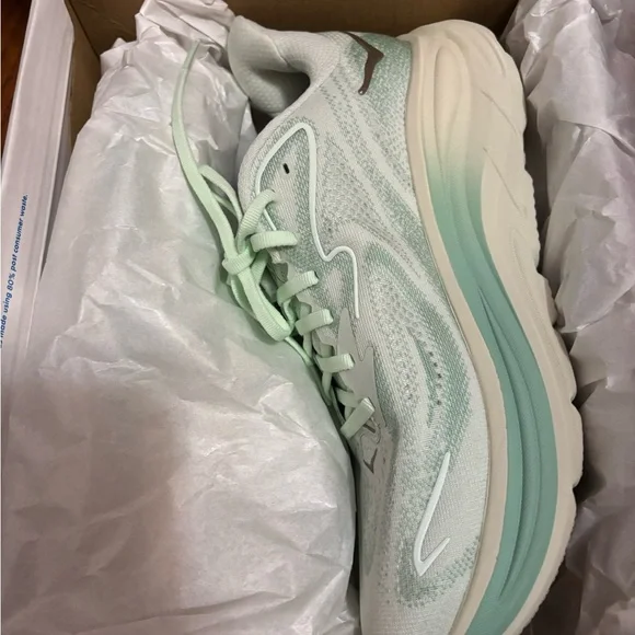 Hoka Women's Light Green Sneakers - Picture 2 of 5